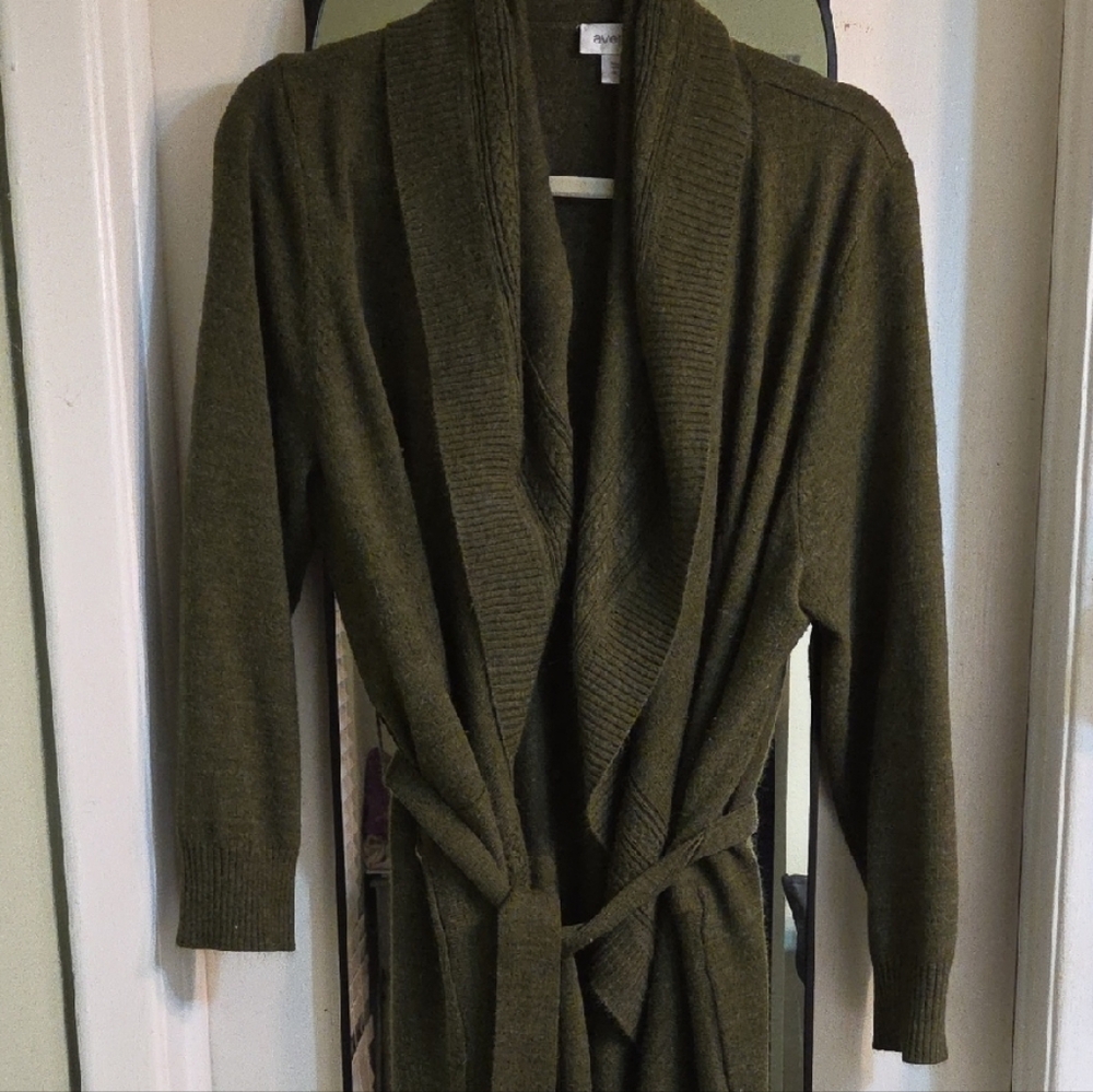 Avenue Deep Olive Women's Cardigan- 18/20